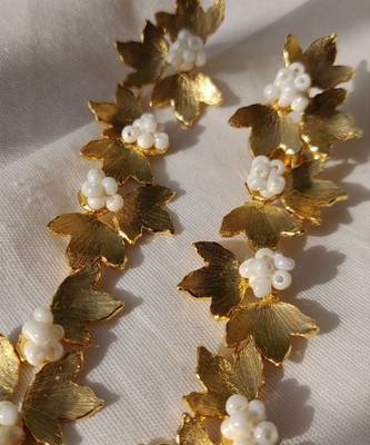 Petal danglers earrings 4