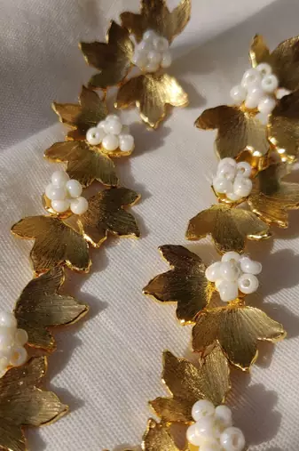 Petal danglers earrings