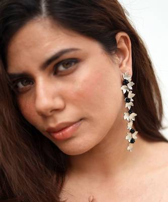 Petal danglers earrings 1