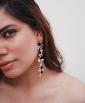 Petal danglers earrings 2