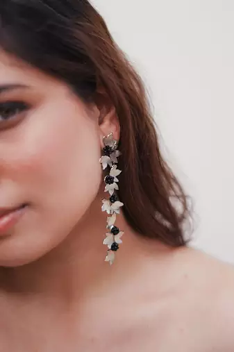 Petal danglers earrings