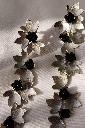 Petal danglers earrings