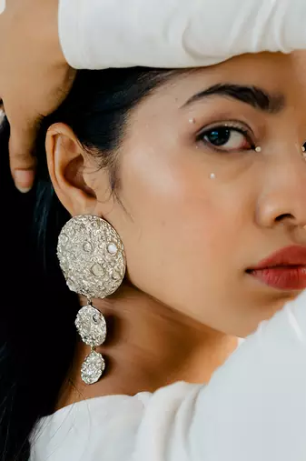 Chaand danglers earrings