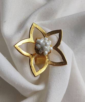Flower frame ring ring 2