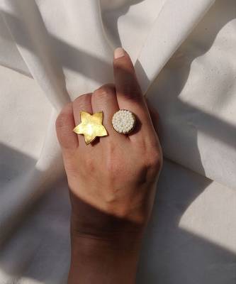 Flower and bud ring ring 2