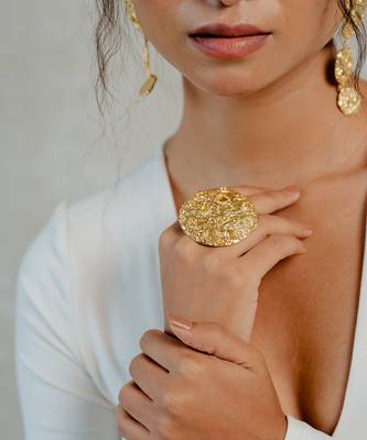 Chaand-golden ring 4