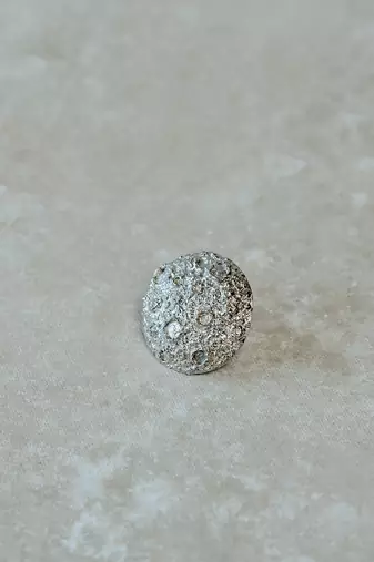 Chaand-silver ring