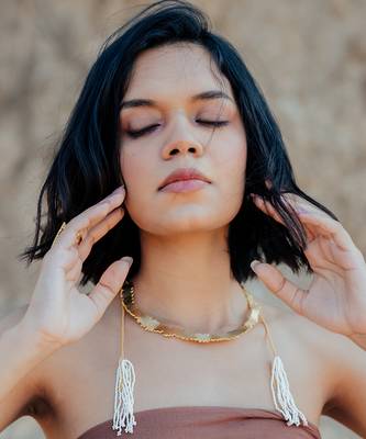 Choka-golden necklace 1