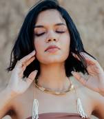 Choka-golden necklace