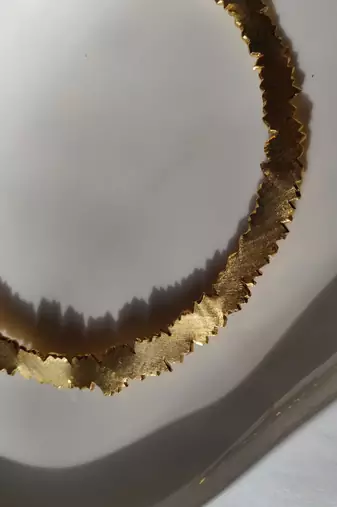 Choka-golden necklace