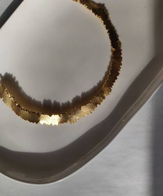 Choka-golden necklace 3