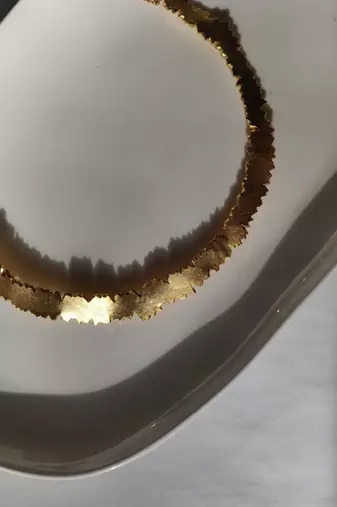Choka-golden necklace