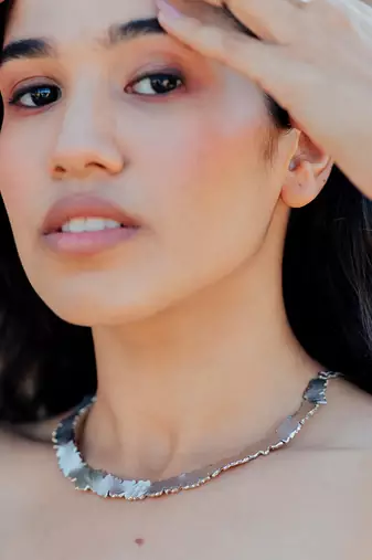Choka-silver necklace