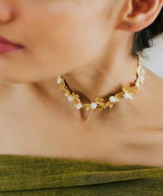 Mogra choker necklace 3