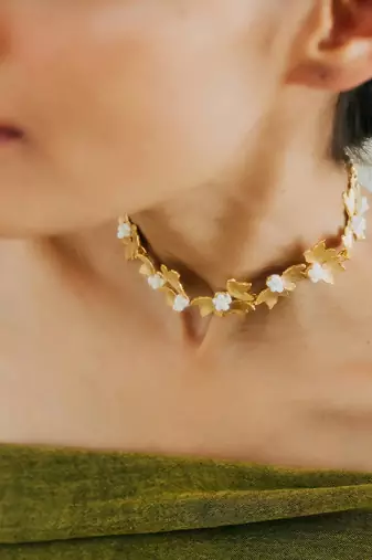 Mogra choker necklace