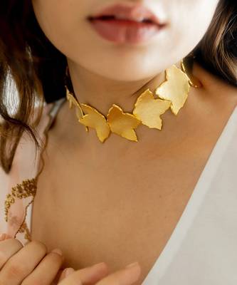 Mogra patti choker necklace 1