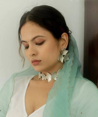 Mogra patti choker necklace 1