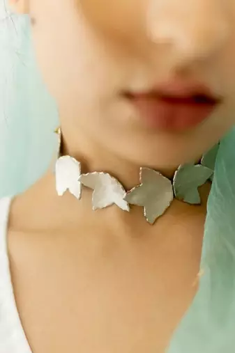Mogra patti choker necklace