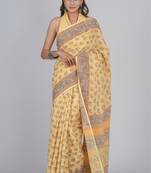 Shivanya handicrafts hand block printed women mulmul cotton sarees for women attach blouse piece sh-1684