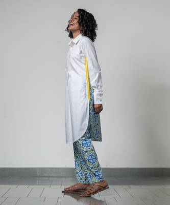 White printed mix-n-match azulejos kurta set 2
