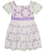 budding bees royal frost princess white party dress -white