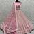 Designer Indian Women Were Flamingo Sequnce Party wear Lehenga choli Set