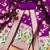 Purple Soft Banarasi silk zari woven design dress material