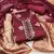 Wine Simar Hand Work Unstitched Dress Material