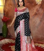 Black Minakari Banarasi