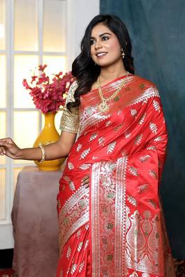 Red Minakari Banarasi 2