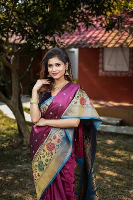 Magenta Pure Gadwal 1