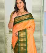 Dual Tone Orange Pure Gadwal