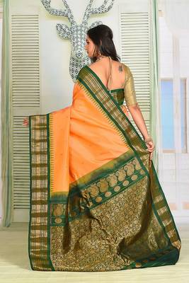 Dual Tone Orange Pure Gadwal 4