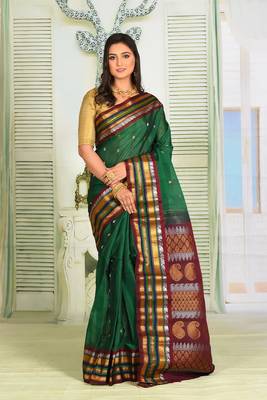 Deep Green Pure Gadwal 2