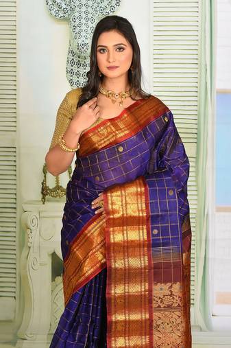 Royal Blue Pure Gadwal