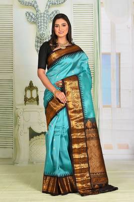 Sea Green Pure Gadwal 2