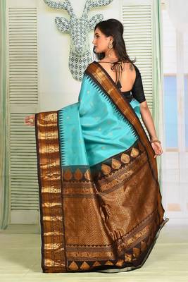 Sea Green Pure Gadwal 4