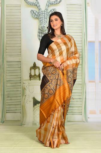 Yellow Ochre Pure Tussar