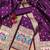 Purple Soft Banarasi silk zari woven design dress material