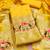 Yellow Soft Banarasi silk zari woven design dress material