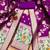 Purple Soft Banarasi silk zari woven design dress material