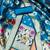Skyblue Soft Banarasi silk zari woven design dress material