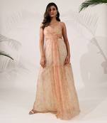 Daffodil yellow chiffon dress