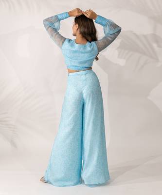 Blue himalayan poppy co-ord set 2
