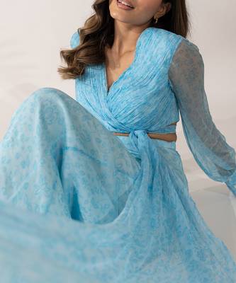Blue himalayan poppy co-ord set 3