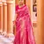 Pink Kumbhi silk bland banarasi style zari weaving saree with Blouse