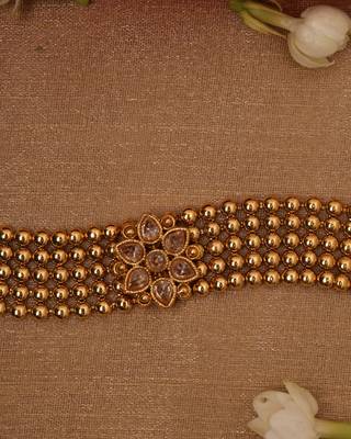Simple Gold Plated Bracelet 4
