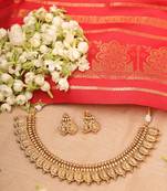 Laxmi Motif Necklace Set