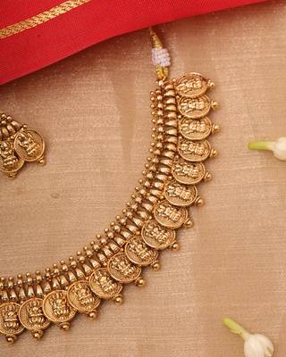 Laxmi Motif Necklace Set 2