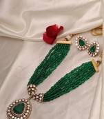 Green Kundan Necklace Set